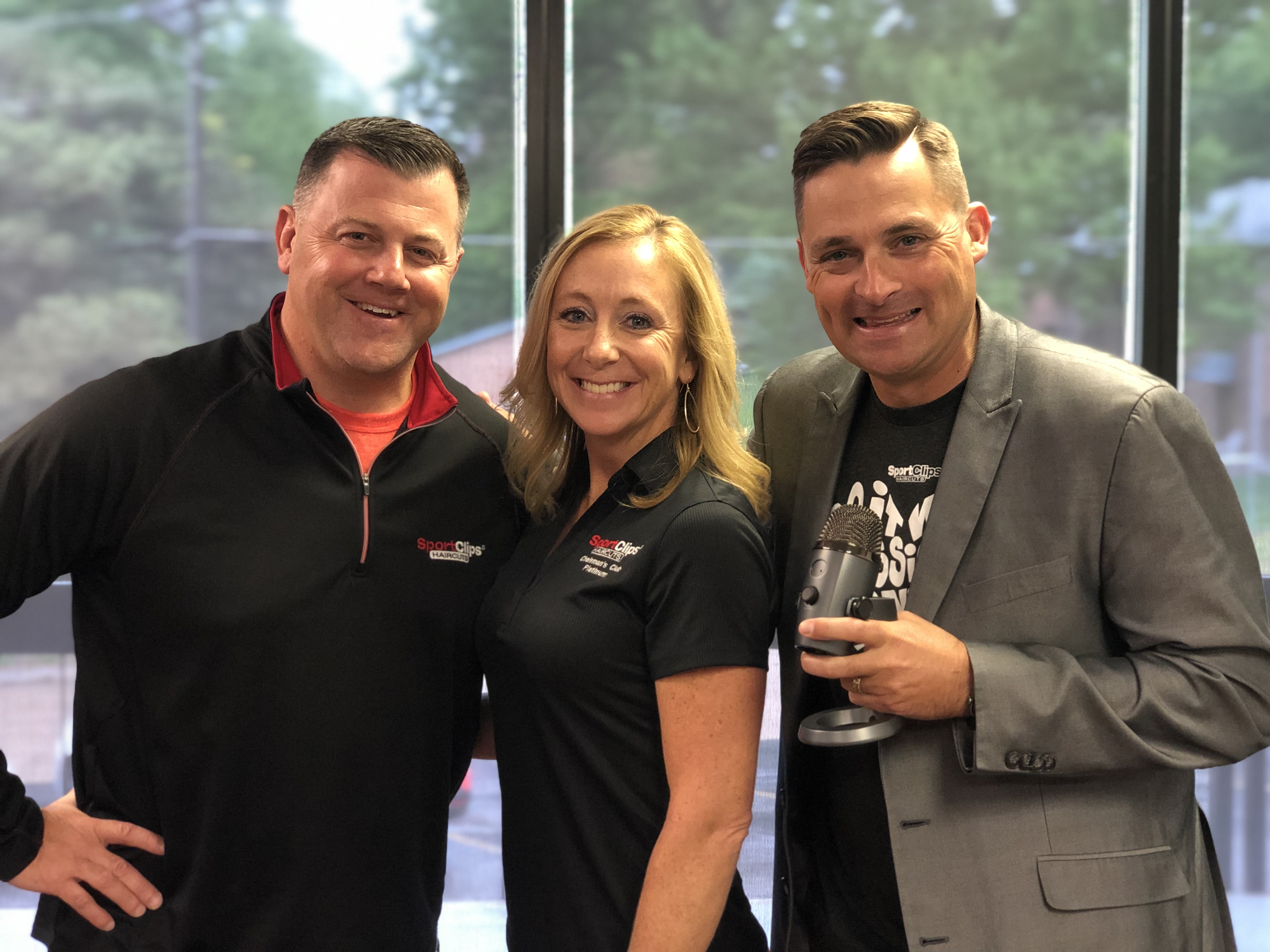 Dan and Angie Roberts with Chad Jordan
